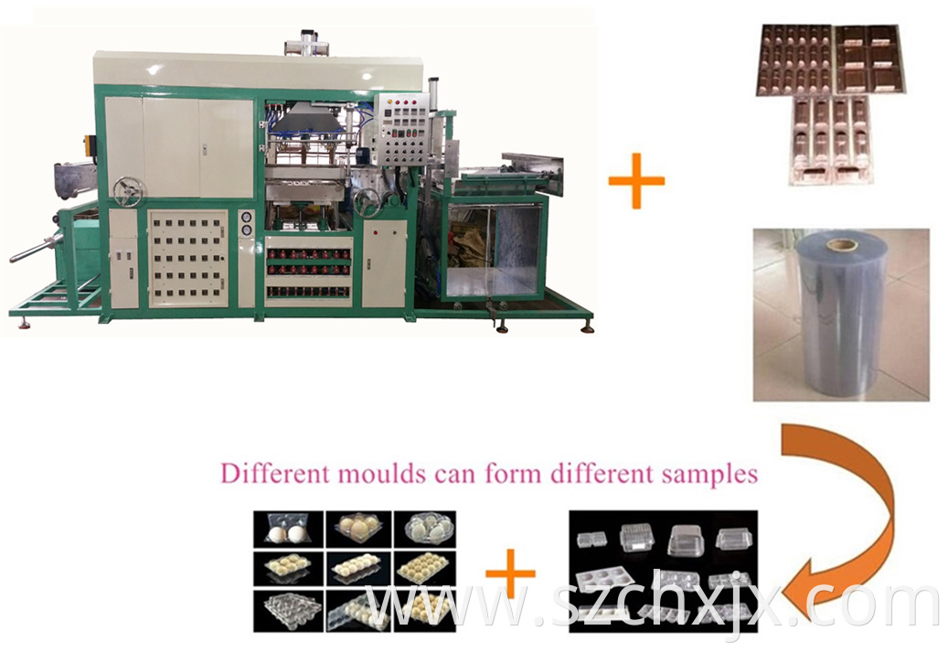 New design automatic plastic blister forming machine